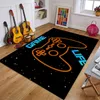 Modern Game Console Cartoon Mattor för vardagsrum Anti-Slip Carpet Absorberande tvättbar 80x160cm Sovrumsinredning Hög densitet Mat Rug 210329