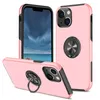 Funda de teléfono con anillo a la moda para iphone 15 14 13 12 11Pro Max XS XR 8 7 6S Plus giro de 360 grados 2 en 1 funda anticaída