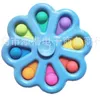 7.5CM Flower Spinner Toys Bubble Board Sensory Bubbles Pressing Plate Fingertip Finger Fun Game Desktop Game ADHD NeedsH410PHX3339846