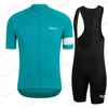 2022 Zomer Men039s Ademend Korte Mouw Wielertrui Kit MTB Ropa Ciclismo Fietskleding Bib Shorts Fiets Jersey5261458