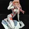 Anime älskling i Fran-figuren noll två 02 b-stil frigörande kanin ver pvc actionfigur leksak spel staty samling modell docka