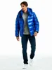 Sonbahar Güz Erkekler Moda Ceketler Hafif Parlak Ceket Büyük Satış Erkek Giyim Katı Fermuar Cep Kapüşonlu Ceket Mont Dış Giyim 211110