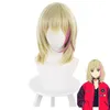 Anime Wonder Egg Priority Rika Kawai Cosplay Wig Kort värmebeständigt syntetiskt hår Kvinnor Party Rollspel Y0913