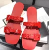 184w derniers hommes de haute qualité Design femmes tongs pantoufles mode diapositives en cuir sandales dames chaussures de sport