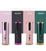 Wireless Automatic Hair Curler Portable USB Rechargeable Rotating Curling Iron Women Girl LCD Display Curly Machine Styling Tool