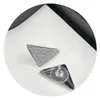 Full Diamond Triangle Letter Charm Earrings Women Rhinestone Designer Studs Shiny Crystal Eardrop With Gift Box