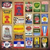 2022 Do Old Fashion Citroen Auto Oil Ford Metal Painting Tin Sign Vintage Service Reparatie Stp BP Garage Wall Art Poster Signs Dads Man Cave Woondecoratie Maat 30x20cm