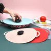 Organizzazione per la Conservazione della Cucina Coperchio per Padella in Silicone 24/27/32 cm Coperchi per Wok Copri Cibo Fresco Avvolgere Ciotola Pentola Strumenti di Cottura a Microonde Gadget