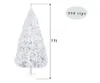 Garden Decorations 7FT Iron Leg White Christmas Tree with 950 Branches