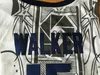 Kemba Walker Jersey # 15 Ucconn Huskies 스티치 뜨거운 농구 저지 S-XXL 네이비 블루 화이트 빠른 배송