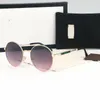 Groothandel Heren Designer Zonnebril Zonnebril Ronde Mode Gouden Frame Glazen Lens Brillen Voor Met Originele Gevallen Boxs Gemengde Kleur