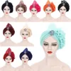 2021 moda diamantes africano auto gele headtie nigeriano casamento gele muçulmano turbante tampão árabe india chapéu mulheres envoltório cabeça turbante mujer