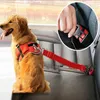 Colliers de sangle de sécurité de ceinture de sécurité réglables pour animaux de compagnie, chien, chat, harnais de voiture