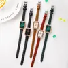 손목 시계 LISM 여성 시계 2021 아니오 원산지 G D GLE VDO 사각형 디자이너 럭셔리 CN Hanah Martin de Relojes Para Mujer PU