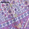 Zomer v-hals bloemenprint mini vrouwen een lijn vintage jurken vrouwelijke korte mouw tuniek jurk gewaad femme 210413