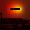 Minimalisme RGB LED-wandlamp voor woonkamer decoratie kleurrijke slaapkamer nachtkastje wandlampen afstandsbediening Eetkamer verlichting 210724