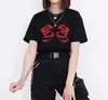 Kvinnors T-shirt Kinesisk stil Harajuku Vintage Fun Dragon för Kvinnor Kortärmad Tees Ulzzang Kläder Vegan Bomull Gothic Punk Shirts