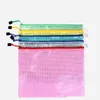 防水繊維メッシュファイルフォルダーバッグドキュメントポーチオフィス学校スタッフ学生文具本鉛筆ペンケースバッグ