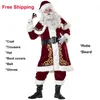 Mascot CostumesNew Santa Claus Mascot Costume Suits Party Game Dress Outfits Clothing Advertising Carnival Halloween Christmas Easter