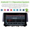 Android 2din voiture dvd Radio stéréo lecteur vidéo pour Honda Civic-2016 support Carplay DVR OBD caméra de recul SWC Wifi