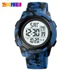 Sport Watch Men Multifunkcja 5Bar Waterproof PU Pasek LED Watche Watche Chrono Digital Na rękę Relogio Masculino