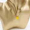 Anhänger Halsketten 2 stücke Edelstahl Gold Farbe Jüdisch Schmuckstern David Opal Halskette für Frauen Männer 45cm