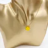 Pendant Necklaces 2Pcs Stainless Steel Gold Color Jewish Jewelry Star Of David Opal Necklace For Women Men 45cmextender2465685