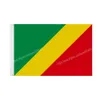 콩고 헝겊 깃발 국립 폴리 에스터 배너 비행 90 * 150cm 3 * 5ft 국기 전세계 야외 전세계 전세계 전세계 사용자 정의 할 수 있습니다