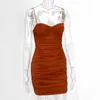 Asia Garden 2 Layers Bodycon Dress Woman Party Night Mini Summer Sexy Club Wear Ruched Elegant es Short Vestido 210623