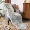 Luxury Fluffy Rugs Living Room Modern Furry Carpet Bedside Bedroom Area Plush Children Princess Decor Floor Mat White 220301