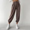 Womens Print Speck Loose Sports Pants Fashion Trend High Waist Solid Button Cargo Joggers Designer Autumn Female Casual Straight Trousers