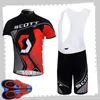 Scott time ciclismo mangas curtas jersey (babador) shorts conjuntos mens verão respirável estrada roupas de bicicleta mtb roupas de bicicleta esportes uniforme y210414196