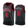 プリントバスケットボールAl-Farouq Nikola Vucevic Jersey Patrick WilliamsデニゼルバレンタインコビーホワイトZach Lavine Black Redカスタムネーム番号サイズs~XXXL