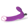 WholeStrapless Strapon Dildo Vibrator Lesbische Strapless Riem Op Dong Penis Sex Producten Speeltjes voor Vrouwen Mannelijke Prostaat Mas2994305