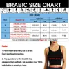 Sexywg Femmes Sports Top Running Vest Sexy Sprappy Sport Sport Bra Dossin de yoga à l'épreuve de choc Push Up Up Bh Sportswear Fitness Shirt Crop Jersey 211217