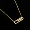 Crystal Zircon арабский стиль бусины кулон ожерелье для женщин изысканные свадебные украшения розовое золото на овальные подарки