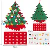 StoBag DIY Feutre Arbre De Noël Année Enfant En Bas Âge Enfants À La Main Cadeau Jouets Porte Tenture Ornements Fête De Vacances Décor À La Maison Ensemble 211021