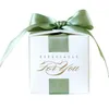 Bröllop favoriserar presentförpackning Souvenirs presentförpackning med band godis lådor för dop av baby shower födelsedag händelse parti leveranser 211216