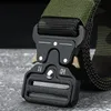 Tactical Belts Men's and Women's Canvas Nylon Belt Outdoor Multifunctional Training Camouflage Trouser Belt