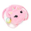 Zaini peluche Simpatico cartone animato Unicorno Borse da scuola per bambini per ragazze Soft Children-SchoolBackpack Kindergarten Baby Travel Snacks Toys Bag