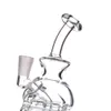 Vattenpipor Mini Feb Egg Bong Glas Vattenpipor Dab Rigs Verktygsstorlek 5,7 tums form med 10 mm skarv Quartz Banger Factory grossist USA lager