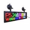 20*6 polegadas p5mm rgb placa de exibição de sinal led colorida, 12v wifi informações de rolagem programáveis multifunção c ar sn module8608185