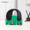 Sacs de soirée Mignon vert Nylon sac à main femmes concepteur coréen Chic appelez-moi sac dames haute qualité personnalité Kawaii sacs à bandoulière 220315