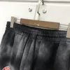 Homens Tie-tintura Crack Impresso corredores Calças High Street Sweetpants Superior Casual Pant