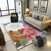 Tapetes American Style tapete com flor clássica elegante floral tapete para sala de estar cama corredor de decoração