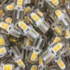 100 stks / partij LED COB Car Lampen T10 W5W 194 Siliconen Markering Lamp 168 Kentekenverlichting Leeslampen Modified Lights 12V