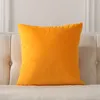 Solid Color Throw Pillow Coat Cushion Sofa Office Waist Backrest AA13
