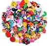 1000 styles more Decorative Cartoon character PVC Rubber fruit flower Shoes Charms Accessories clog Jibz Fit Wristband Croc buttons Shoe Decorations Gift