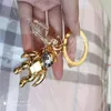 High qualtiy Keychains Key Ring spaceman keychain Porte Clef Gift For Men Women Souvenirs Car Bag with box171D