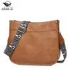 HBP Crossbody Bag Women Handbag Purse Soft PU leather leopard Printed Shoulder Strap Large Capacity